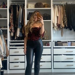 Misguided Adjustable Corset Top